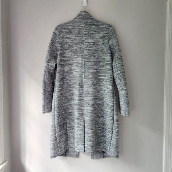 KENNETH COLE Long Coat | Stand Collar | Single Button | Fly Away Style | Small - Picture 6 of 8